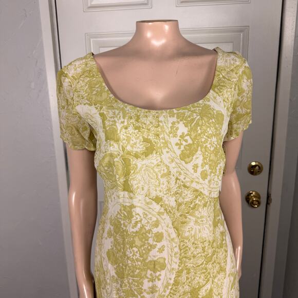 Y2K 90s Vintage Dress Women's Rampage Party Mini Floral 7 Rayon NOS C3-23 - Picture 2 of 8